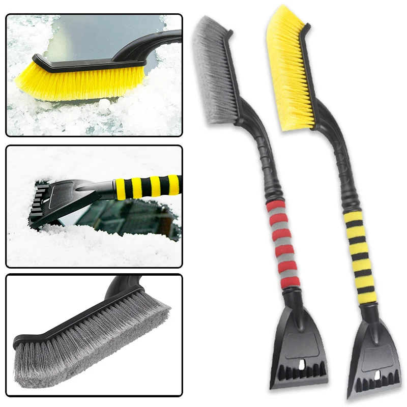 Winter Car Snow Sweeping Shovel Detachable with EVA Foam Handle Cleaning Brush Ice Scraper Remover Auto Windshield Scraping Tool ice scraper car snow shovel ice scraper auto snow remover cleaner winter detachable car snow sweeping shovel with handle