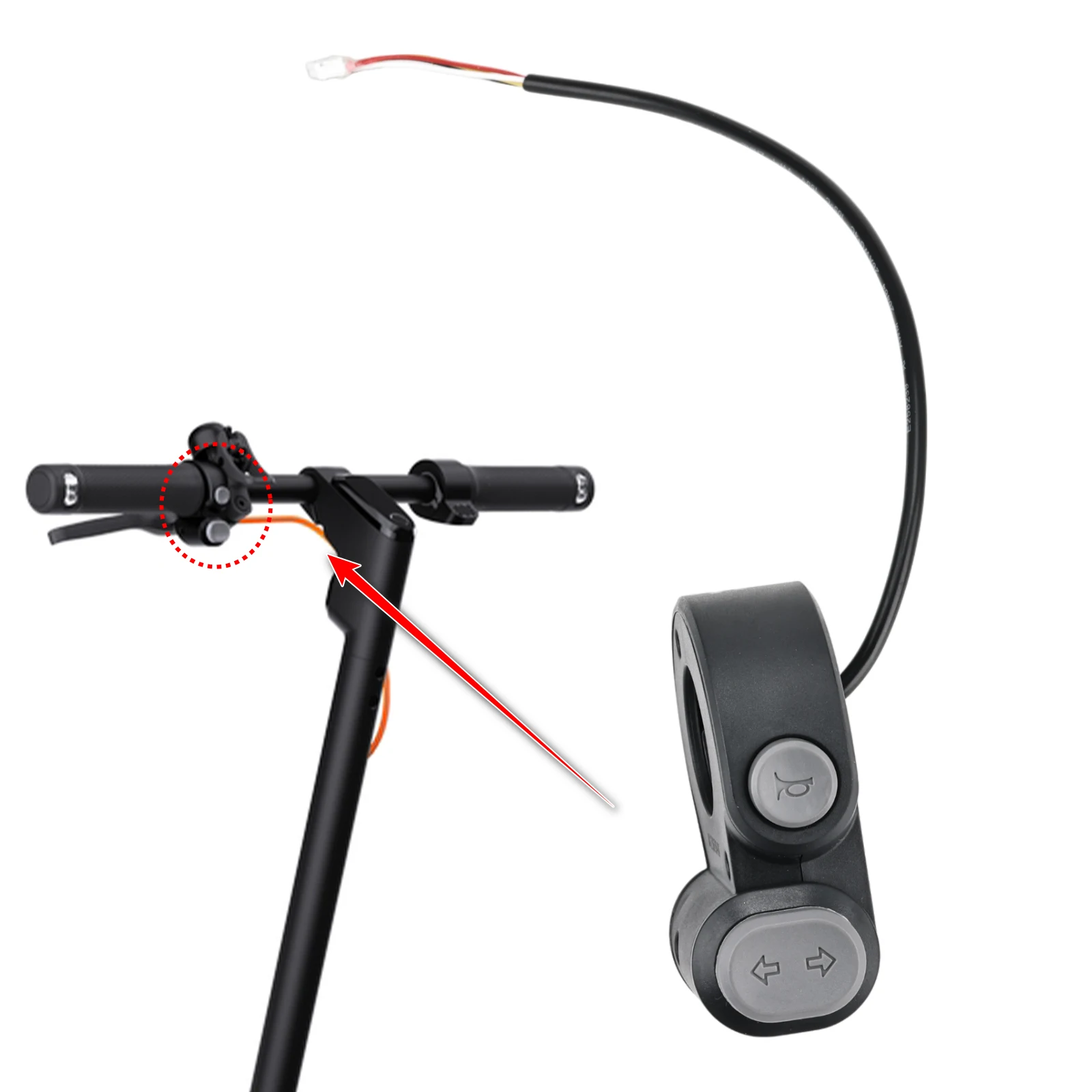 Blinkerschalter Tasten Für Ninebot E-Scooter - 2er Set Ersatz