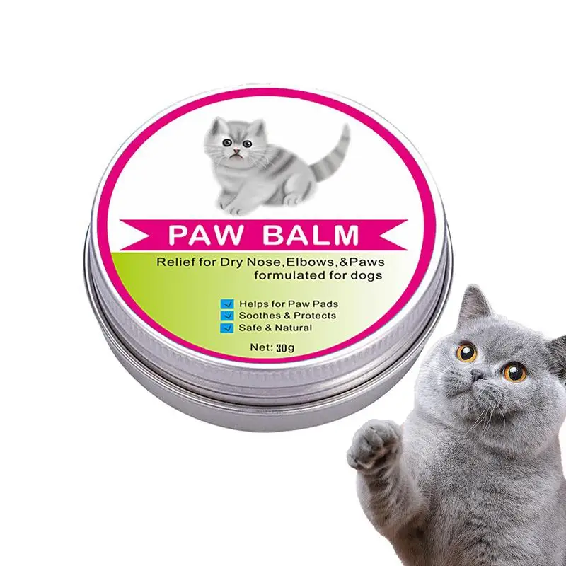 

Dog Paw Balm Paw Pad Lotion Pets Nose Elbow Cream Wax Butter For Dry Paws & Nose 30g Effective & Safe For Dogs Cats Puppy