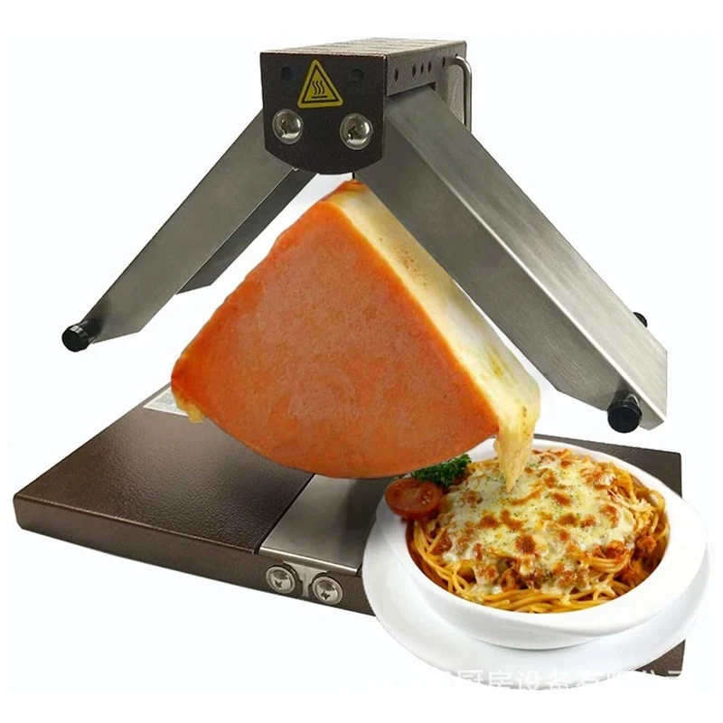 Electric Cheese Melter For Hotel Half Wheel Dry Cheese Heater Warming Grill Melting Heating Raclette for Home Kitchen