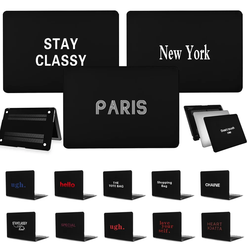 

Laptop Protective Case for Apple Macbook Air 13" A2337 M1 2020 Air 11" A1370 Air 13" A1369 A1932 A2179 Touch ID Plastic Cover