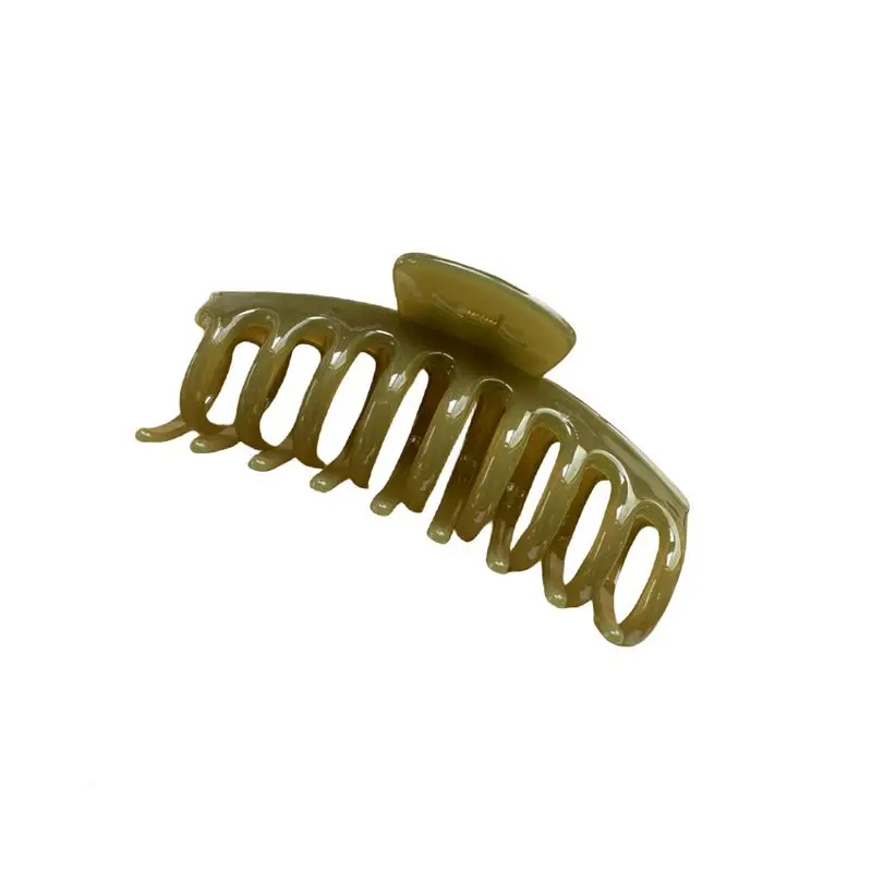 1pc Neue Gelee farbige Dragon Bone Grip Clip Elegante Haarnadel Bündel Shark Clip Kopfschmuck Haar Zubehör – Detail 5