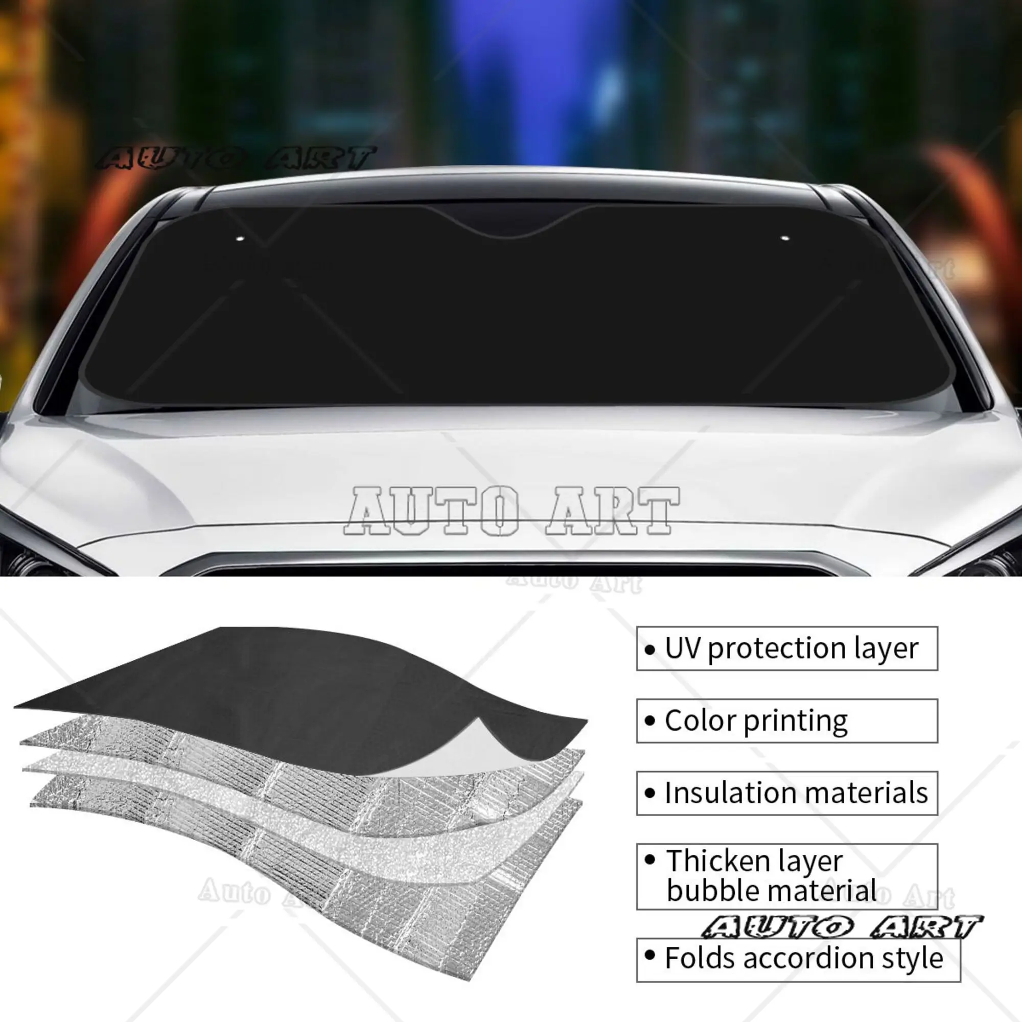 Train Your Dragon Eyes 3D Pattern Auto UV and Heat Front Windshield Sunshade Durable Car Windshield Sun Shade Car Accessories car sunshade windshield sunshade windshield sun shade