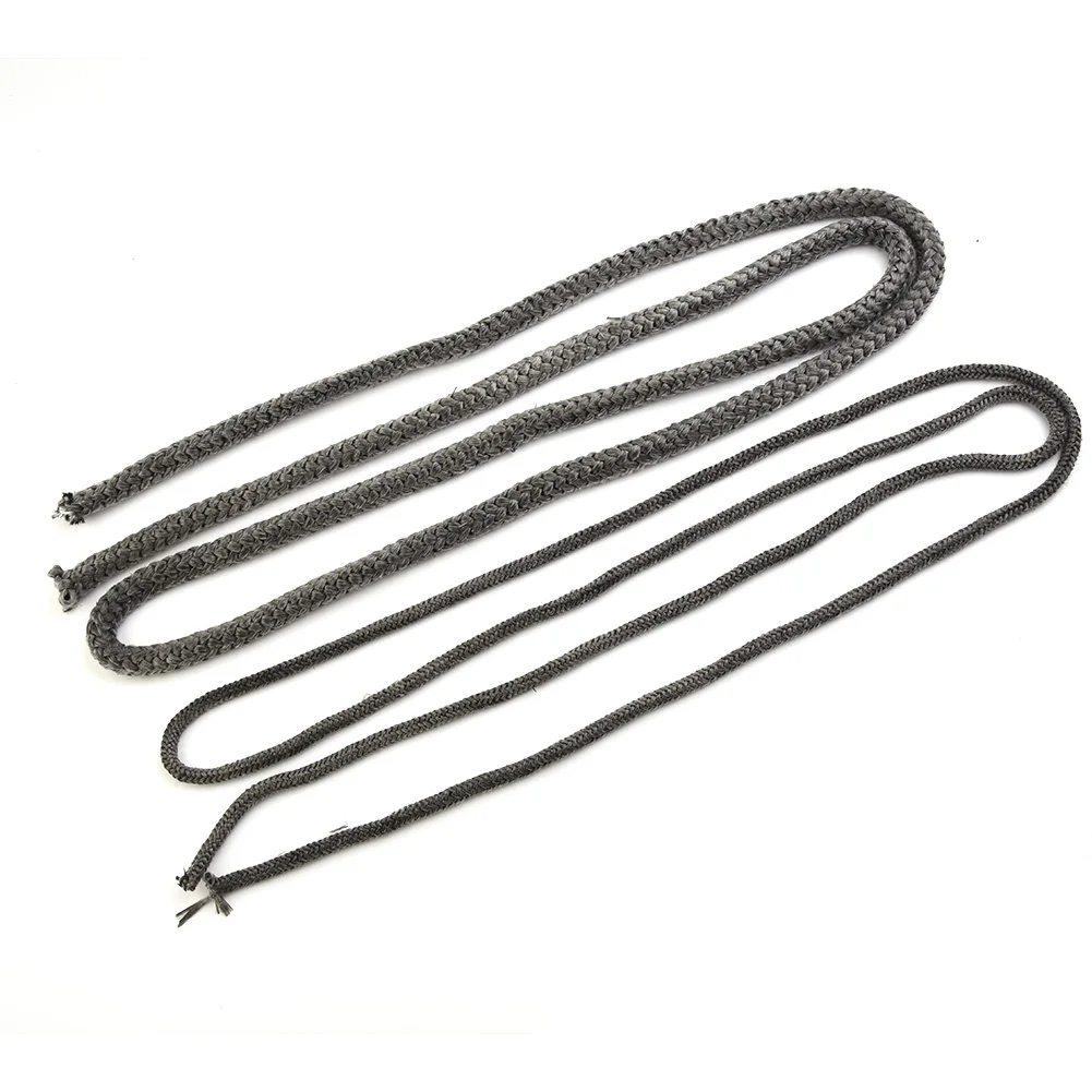 10/12mm Fireplace Sealing Rope Wood Burning Stove Door Self-Adhesive Fiberglass Sealing Cord For Boiler Industrial Oven Gasket