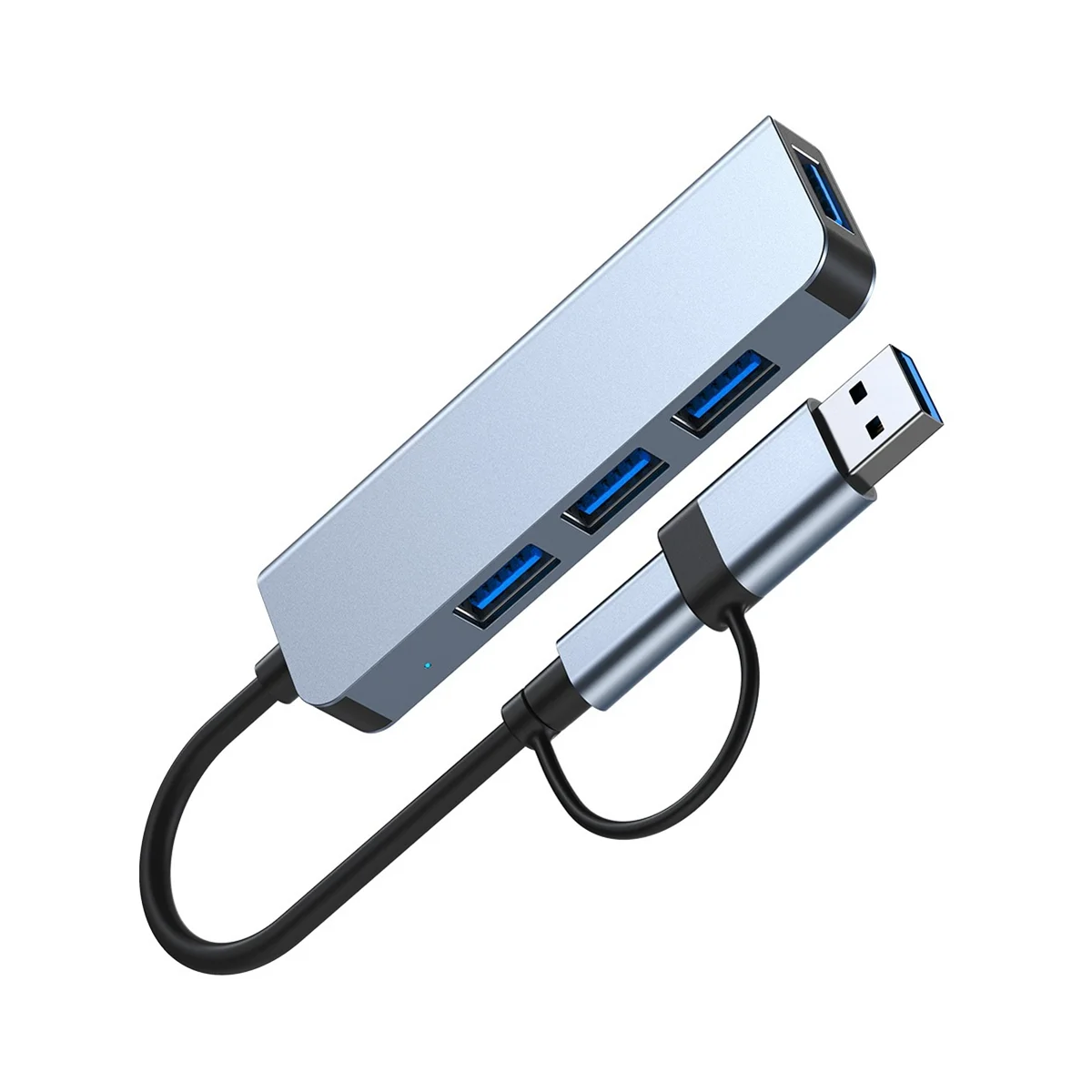 AT87-4Port USB 3.0 Hub USB Hub High Speed Type C Splitter 5Gbps for PC Computer Accessories Multiport HUB 4 3.0 2.0 Ports