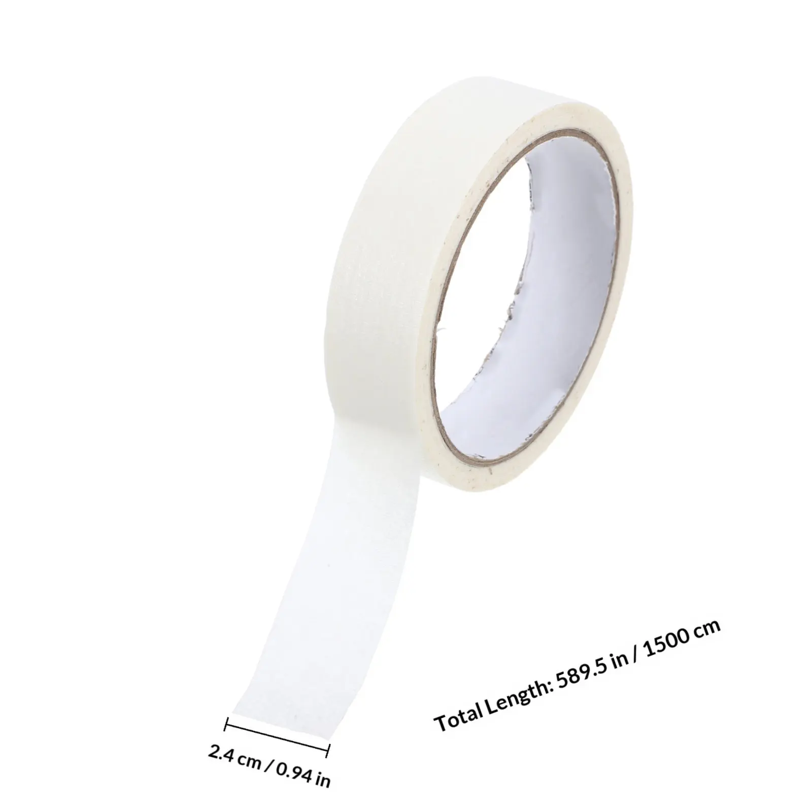 페인팅, 공예, 저널, 노트북, 사진 앨범용 3개입 흰색 마스킹 테이프, 내구성 있는 테이프, 미술 및 공예 용품