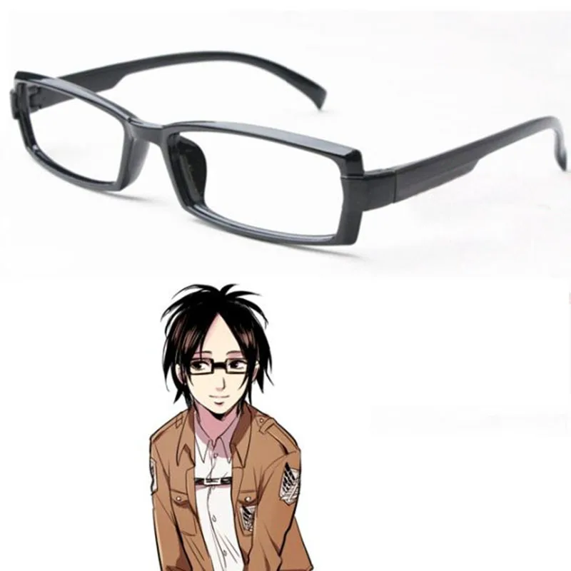 Anime Attack On Titan Hans Zoe Glasses Hanji Zoe Cosplay Glasses Eyewear Accessori Cosplay