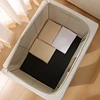 Foldable Large Capacity Clothing Storage Box Single Window Visible Fabric Dustproof Moisture-proof Multi-purpose Storage Box 5