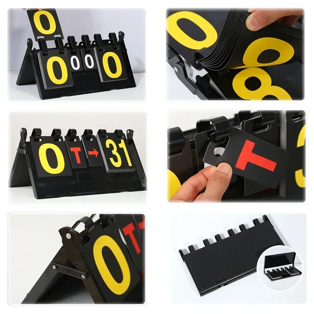 4 Digit Scoreboard Sports Competition Scoreboard For Table Tennis Basketball Badminton Football Volleyball Referee Score Board 2