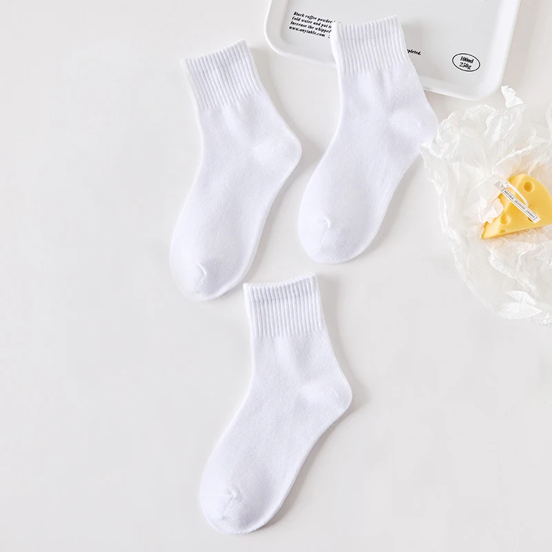 Lot De 3 Paires De Chaussettes Hautes Blanc + Blanc + Blanc Adidas