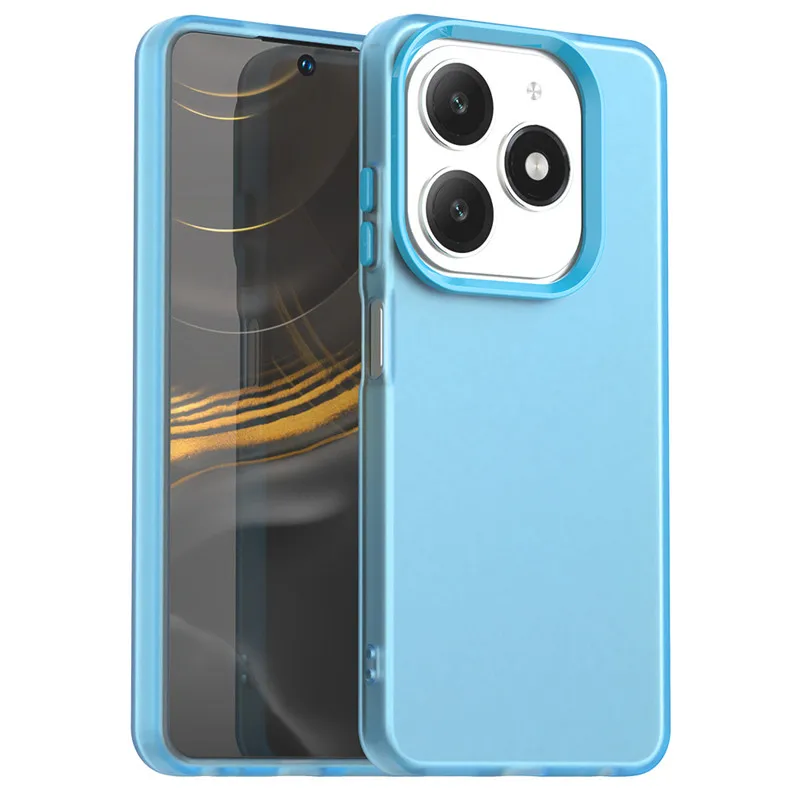 Translucent Candy Color Matte Shockproof Protective Bumper Case