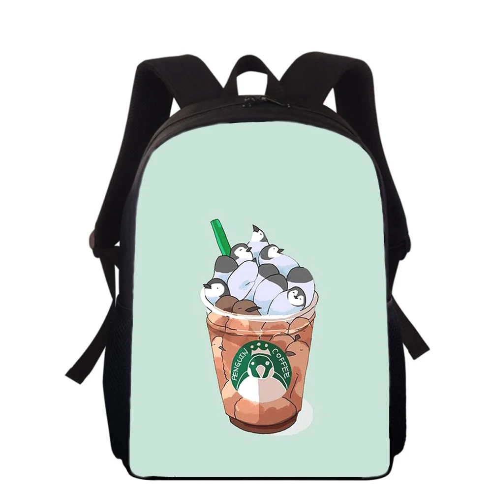 Cute cartoon penguin 15” 3D Print Kids Backpack Primary School Bags for Boys Girls Back Pack Students School Book Bags