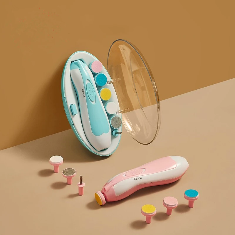 Electric Baby Nail Trimmer Baby Items Kid Nail Polisher Tool Care Kit Easy To Trim File Newborn Accessories Newborn