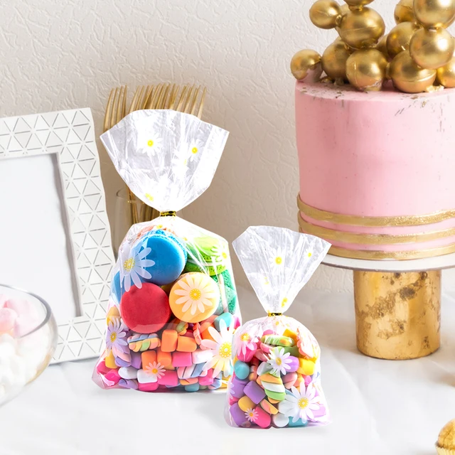 Biscuits GIFI 100 Piu00e8ces Sachet Bonbon Transparents 10 X 15 Cm