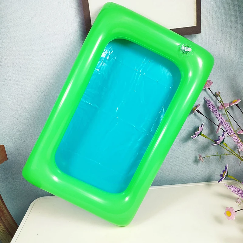 Indoor Magic Play Sand Children Toys Mars Space Inflatable Sand Tray Accessories Plastic Mobile Table Kid Party Toy