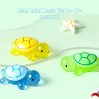Glow-in-the-dark Turtle Mini Resin Photo Accessories Desktop Decoration Glow-in-the-dark Turtle Ornamental Fish Tank Mini 3
