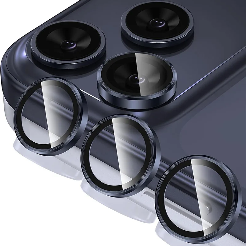Metal Glass Camera Protector Ring Case Image 2