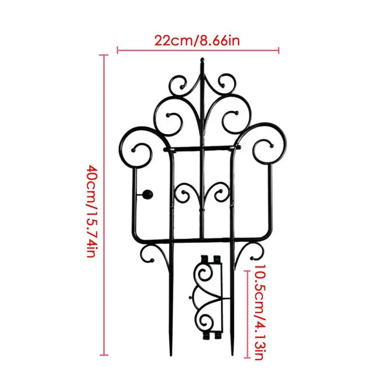 Garden Fence Garden Edging Border 10pcs Decorative Garden Fence Foldable Outdoor Landscape Wire Border Edging Fence Folding Patio Flower Bed Fencing Barrier