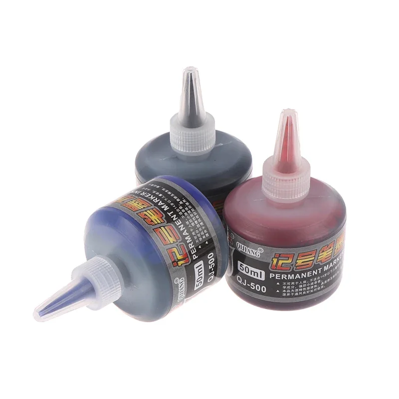 50ml 대용량 영구 속건성 낙서 유성 마커 잉크 리필, 마커에 적합