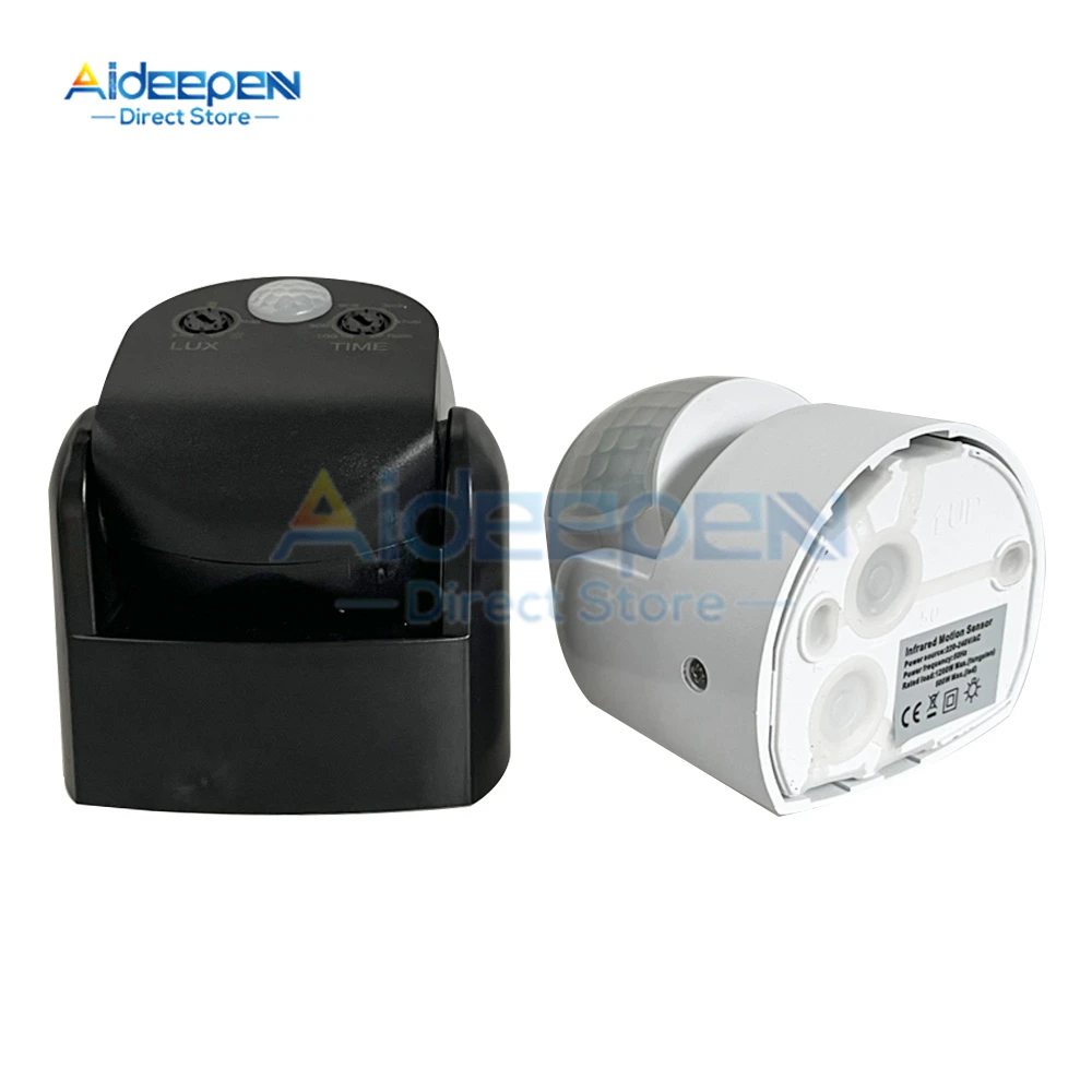Outdoor Infrared Motion Sensor Light with Adjustable Timer and Wide-Angle Detection