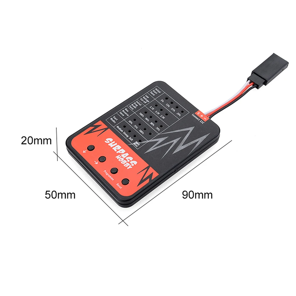 Scheda di programmazione LED LCD RC per Rocket Turbo TS160 V2 160A Hobbywing XeRun EzRun QuicRun Surpass 120A 80A 60A 45A Impostazione ESC  26