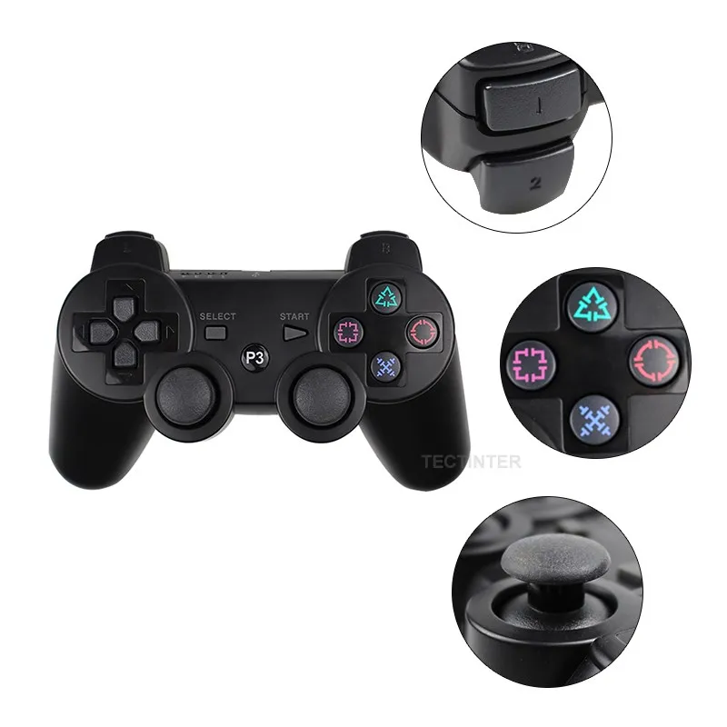 For Sony PS3 Controller Wireless Support Bluetooth For PC Gamepad For Sony PS3 Console Controle Joypad Accessories