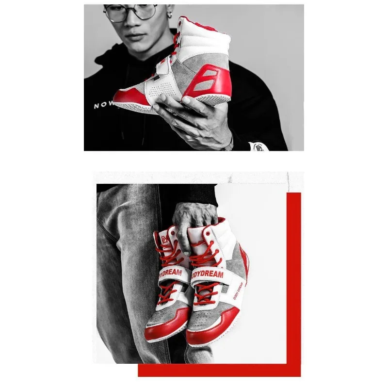 Classic Brand Unisex Wrestling Sneaker Anti Slip Competition Sport Gym Training Shoe Top Quality Wearable Boxing Fighting Boots