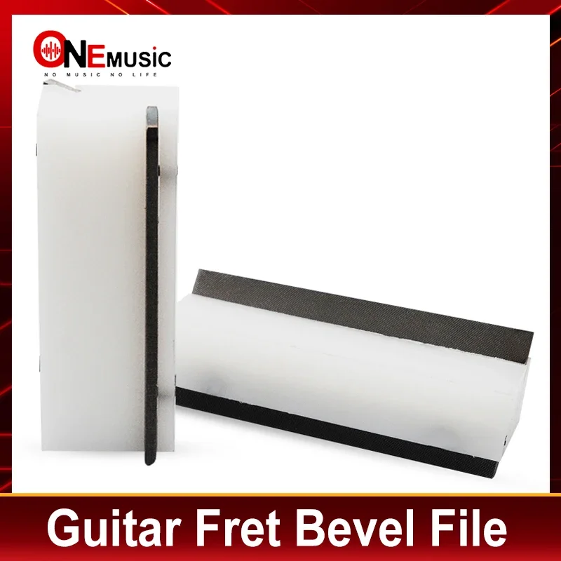 2 In 1 Crowning End Bevel-Flush Files Tool 30&deg; 45&deg; Degree Angled Steel Fine Fret File for Guitar Acrylic Fret Guitarra Luthier guitar neck tool,guitar repair tool,guitar accessories