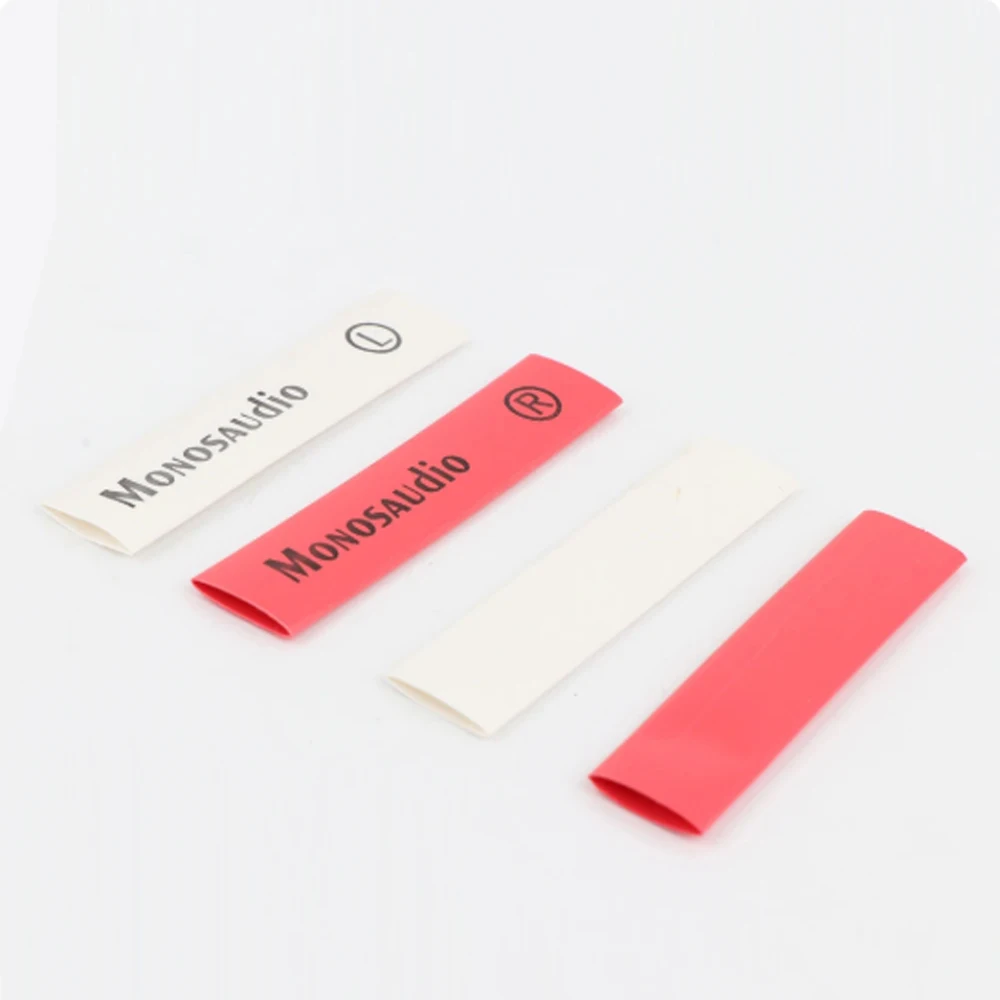 8pcs Monosaudio 8mm Heat Shrink Tube Insulation Sleeves for DIY Speaker Interconnect Audio Cables Speaker Cable Plug Connections