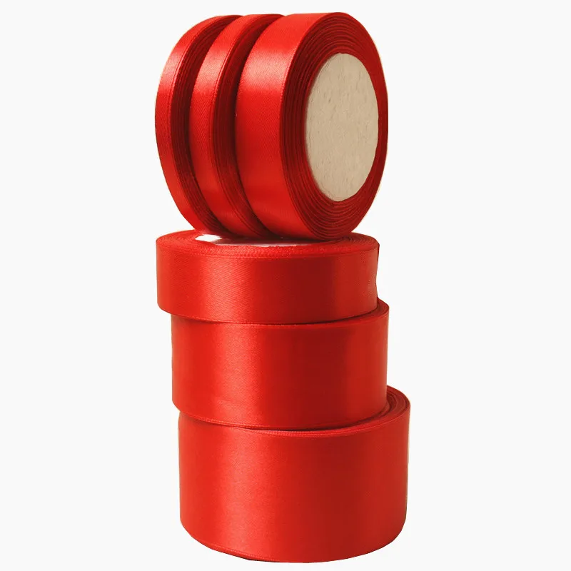 6-10-15-20-25-40-50mm Satin Ribbons 22Meters/Roll Wedding Birthday Party Christmas Halloween Gift Box Wrapping Ruban satin ribbons satin ribbon wrapping ribbon