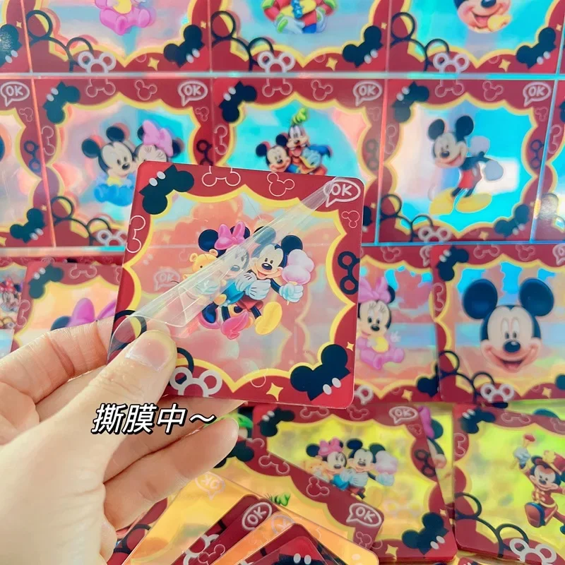 

Disney Acrylic Piece Ins Style Cartoon Mickey DIY Jewelry Pendant Material Storage Box Accessories Coaster Double-sided Laser