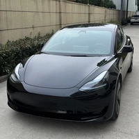 For Tesla Model 3 2020-2023 Per-cut PPF Paint Protection Film Distant Mountain Gray PVC DIY Color Change Film Vinyl Wrap Cover 2