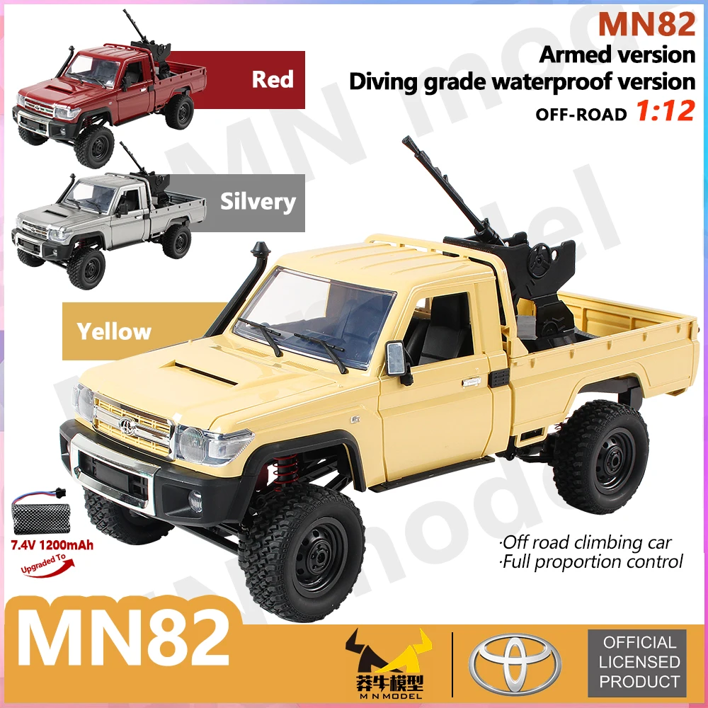 Nylon Metal 4WD Off Road RC Car Truck Toy