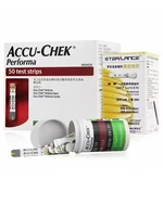 （EXP:Maximum） Accu Chek Performa Glucose Test Strips & Lancets Sets Blood Sugar Glucose meter Test Kit Glucose Meter  ACCU chek