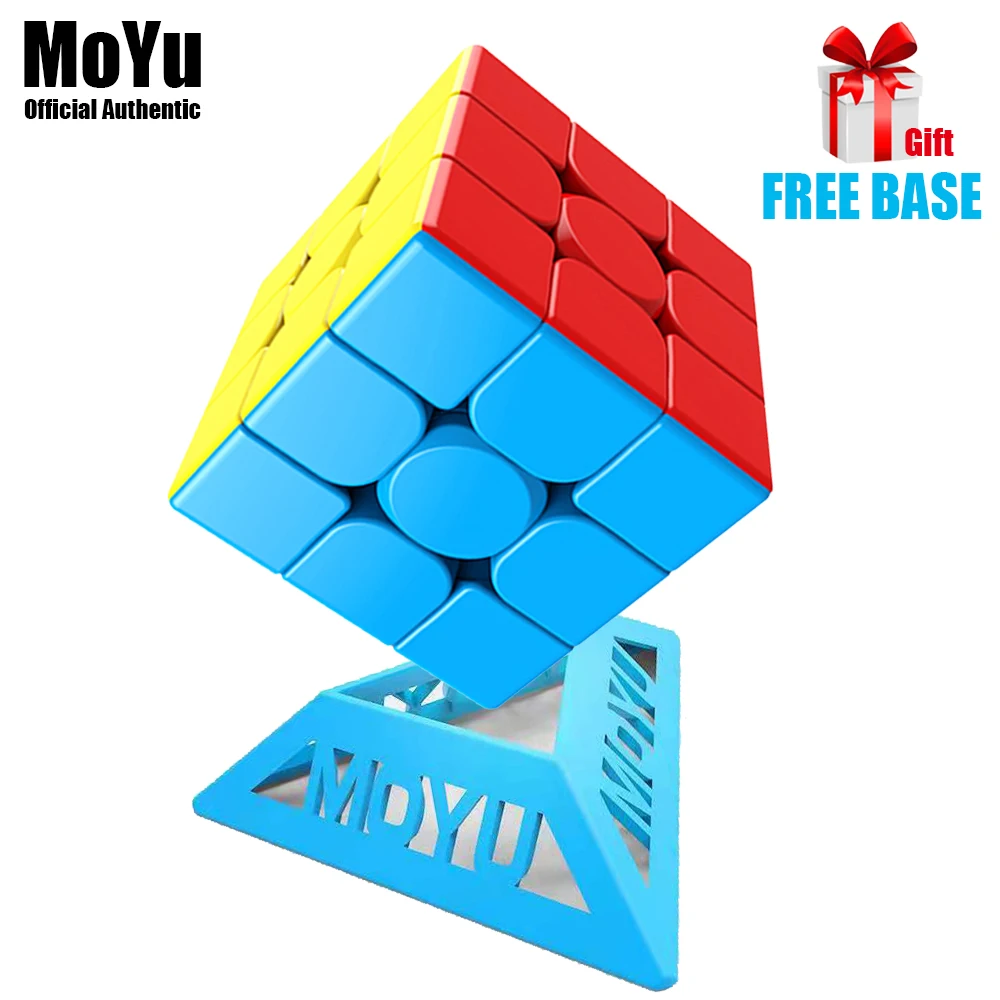 

MoYu 3x3x3 Meilong Magic Cube Stickerless Cube Puzzle Professional Speed Cubes Educational Desk Toys for Students Gift