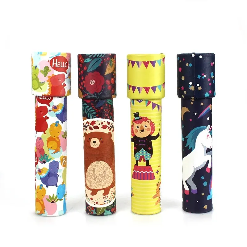 3/6pcs Random Color Sending Kaleidoscope Rotating Magic Classic Educational Toys Classic Nostalgia Ever Changing Games Boys