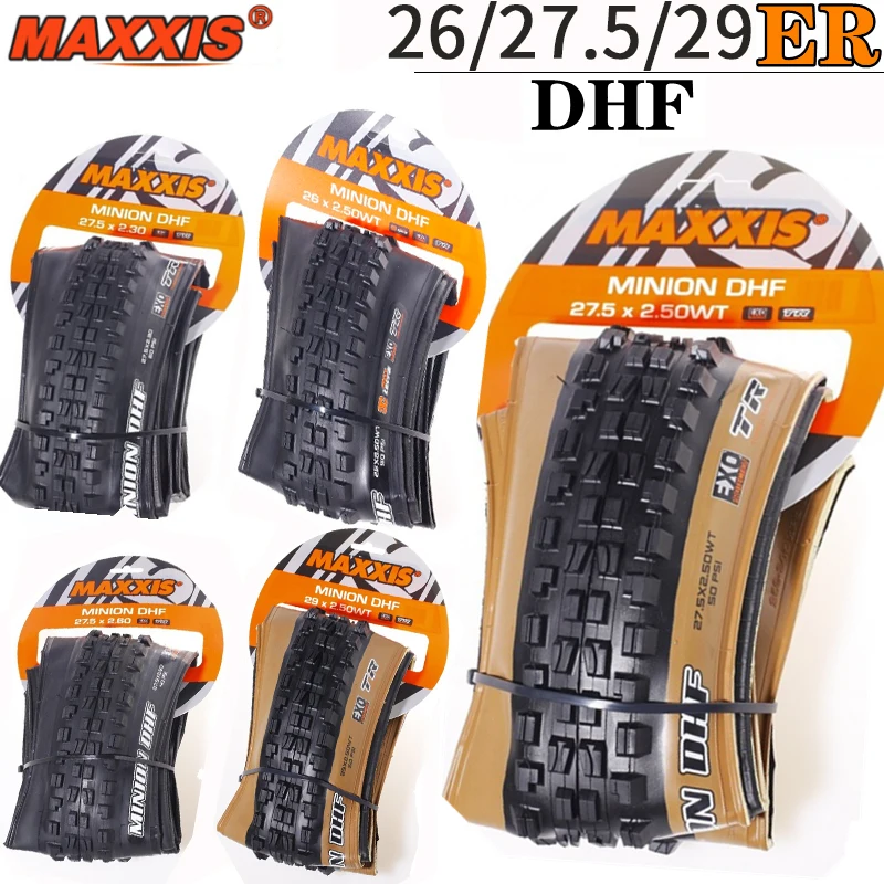 Pneus de descente pliants Maxis Minion DHF pour vélos de montagne, plus résistants à l'usure, M301Ru, 26x2.3, 27,5x3/2, 5/2, 3/2, 8, 29x, 5