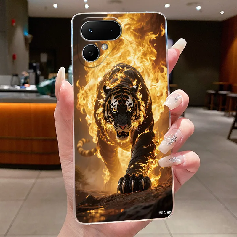 Elegant Sunlight Moonlight Transparent Phone Case - Shockproof TPU Soft Cover