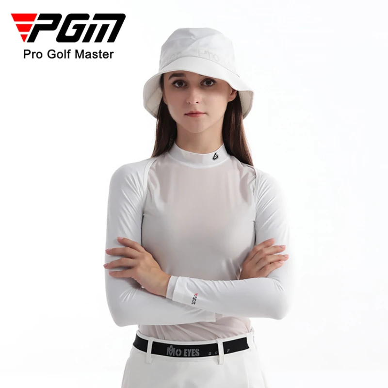 PGM Arm Sleeves Golf Cooling Shawl Summer Sun Protection Women's Long-Sleeved Ice Silk Bottoming Shirt Anti-UV Sleeve PJ001 women golf arm sleeves