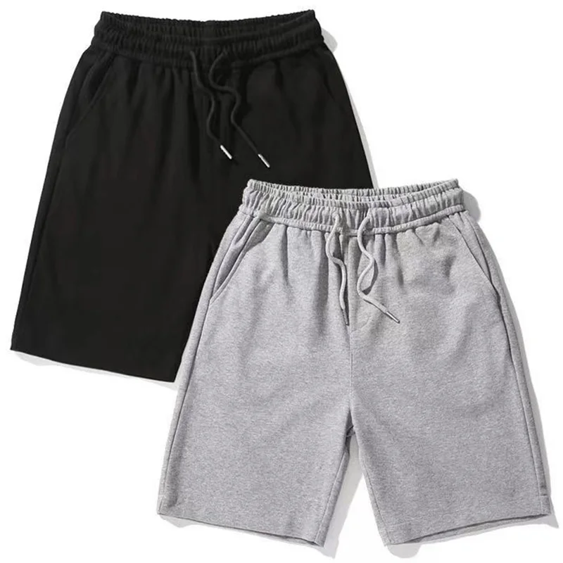 

Summer Shorts For Men Breathable Solid Fitness Streetwear Men's Shorts Running Basketball Pants With Pockets Elastic Trousers