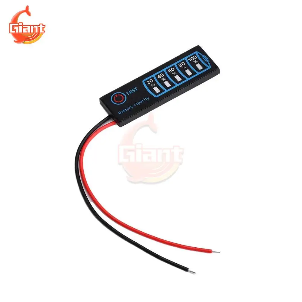 DC 5-30V Battery Level Indicator Ternary Lithium Battery Lithium Iron Phosphate Lead-Acid Capacity Display Tester Meter battery tester voltage gauge lithium battery tester