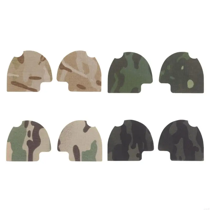 242F Camouflage Earmuff Sticker Headphone Sticker Patches Tactic Headset Earmuff Cover Camouflage Headphone Cover