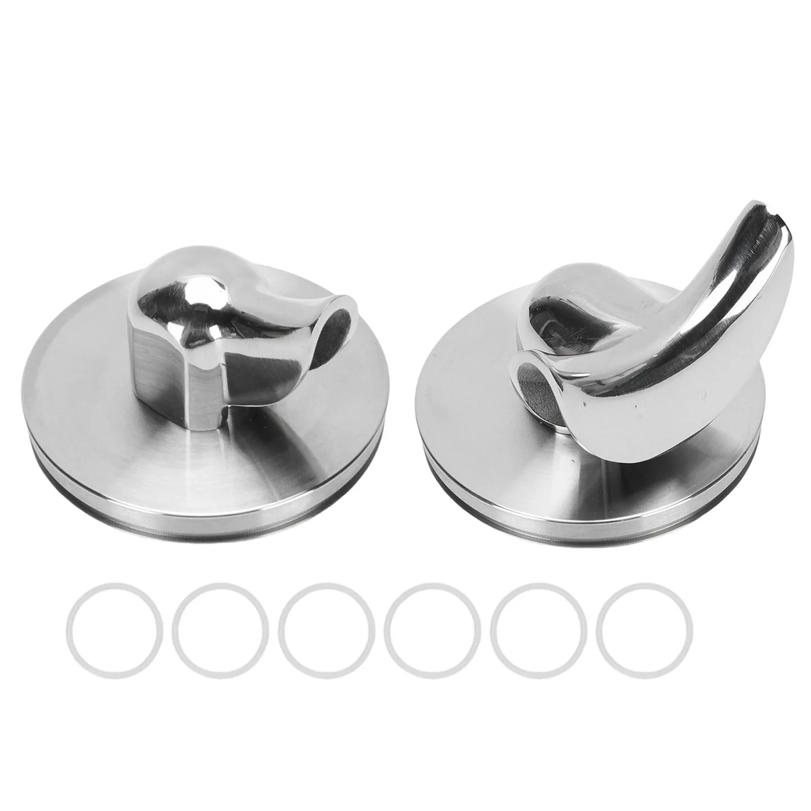 54mm Portafilter Spout Bottomless To Spouted Coffee Machine Portafilter Spout 304 Stainless Steel with O Rings