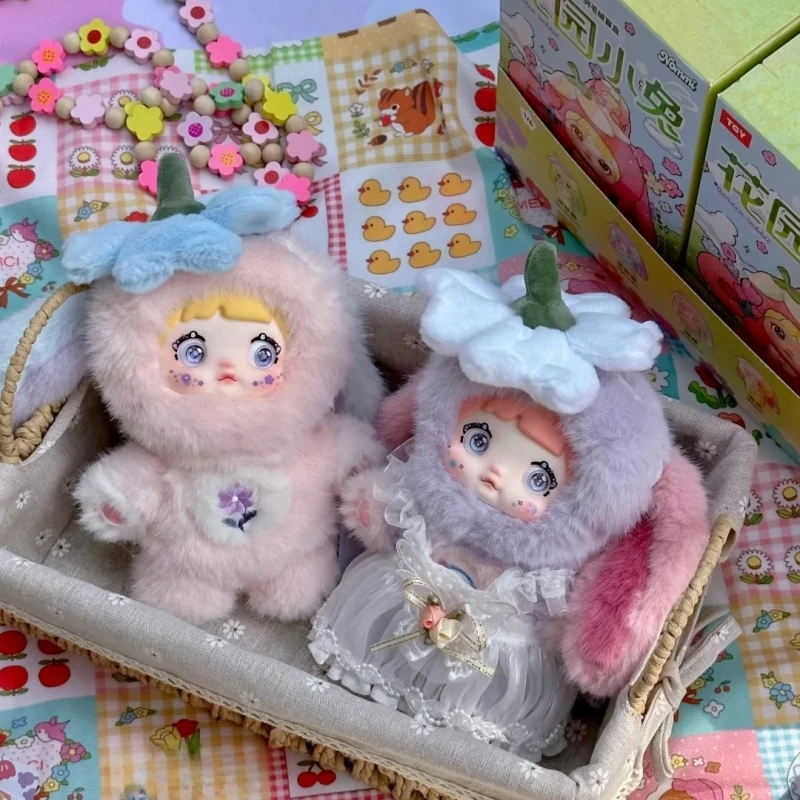 Nommi 花園小兔 ぬいぐるみ 1個 Nommi Garden Rabbit Series Blind Box Pendant Anime Action