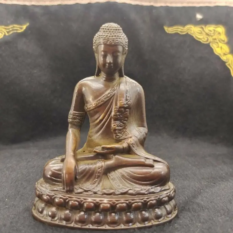 

Изысканная Китайская античная бронза Rudraksha украшение статуи