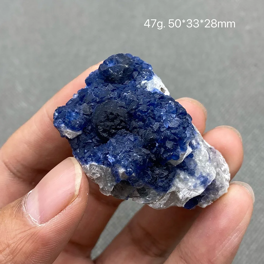 100% Natural Inner Mongolia blue Fluorite Mineral specimen cluster Stones and crystals Healing crystal Free shipping