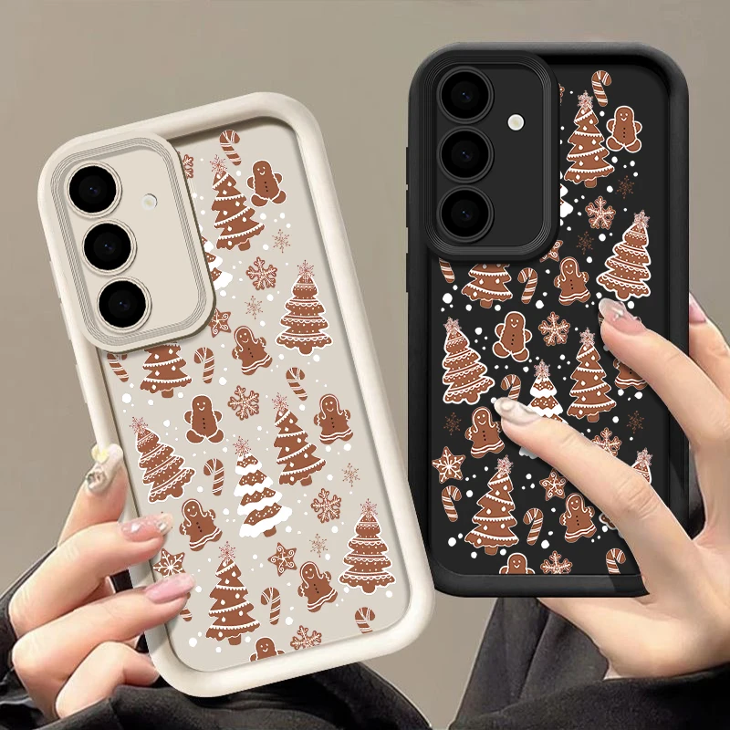 Festive Christmas TPU Phone Case with Cheerful Design