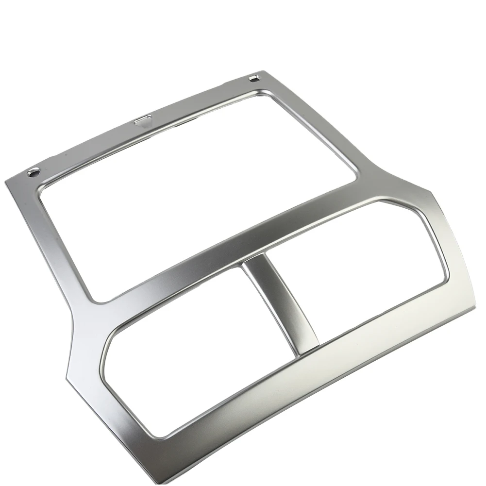 

Отделка центральной консоли, Отделка приборной панели, внутренние матовые Серебристые Запчасти для навигационной рамы, замена 1 шт., отделка крышки, Декор