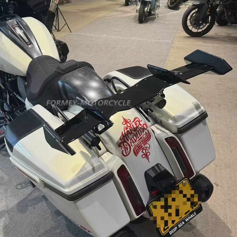 Harley Touring Model CVO Road Glide Street Glide Motorcycle Accessories Rear Tail Wing Spoiler Air Wing Detachable Kit