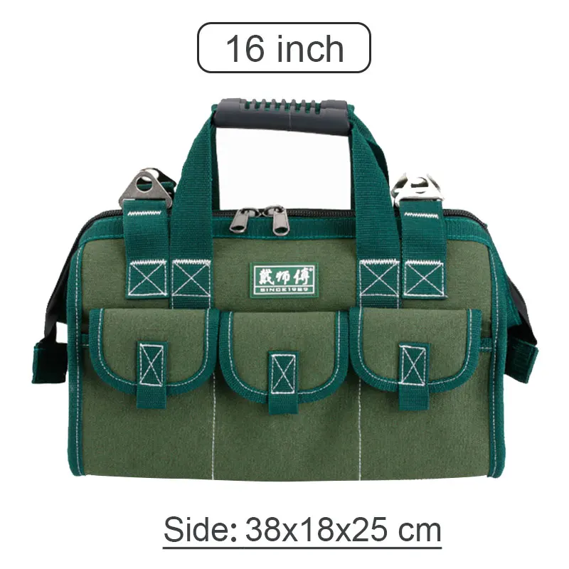 tool box chest Portable Toolkit Crossbody Tool Bag Large Capacity Canvas Bag Multi-function Repair Installation Tool Handbag Storage Package tool bag with wheels Tool Storage Items